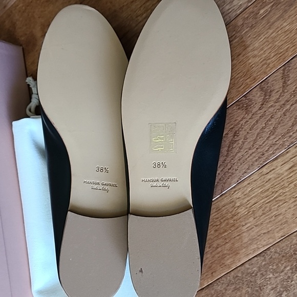 Mansur Gavriel Sock Loafer Black sz 38.5 - Picture 4 of 14